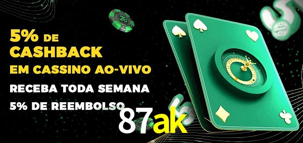 Promoções do cassino ao Vivo 87ak